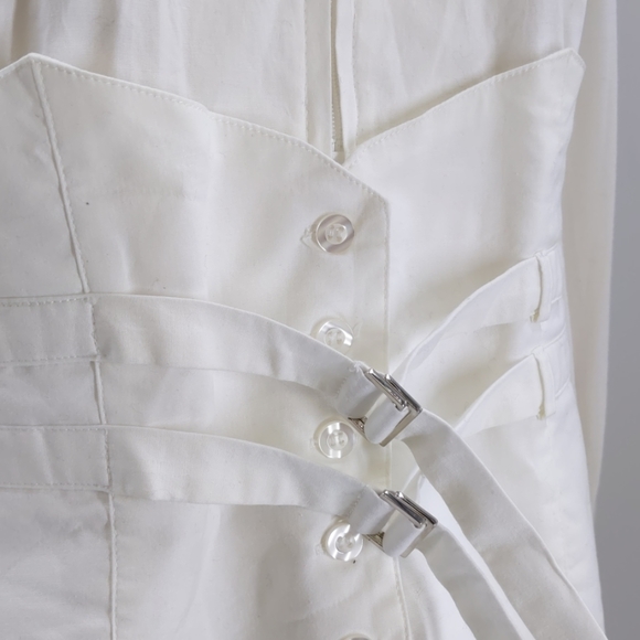 Dusak Designs woven + knit 3-closure top-sz M - Picture 2 of 8